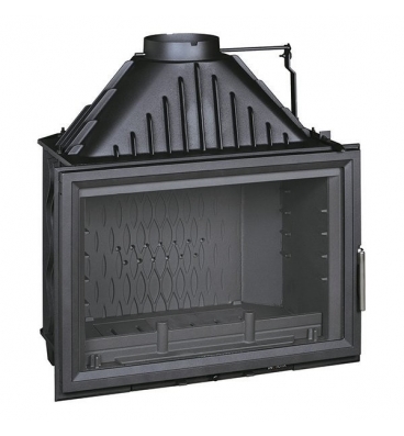 Чугунная каминная топка Invicta Hearth 800 Wide Vision with flue valve (2018)